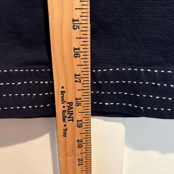 Brooks Brothers Skirt Womens 12 Classic Cotton Blend Stitch Detail Pockets - Picture 9 of 13